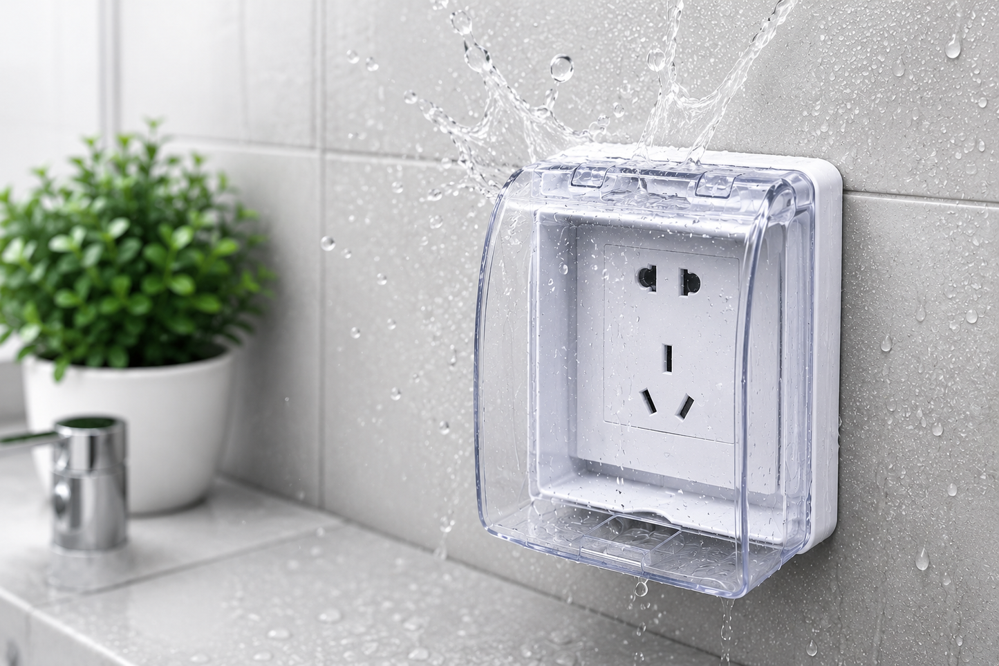waterproof wall shoket cover