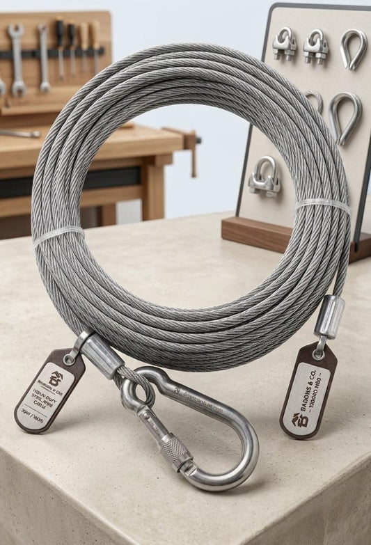 Heavy-Duty Stainless Steel Wire Rope Cable